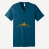 Unisex Jersey Short Sleeve V Neck Tee Thumbnail