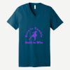 Unisex Jersey Short Sleeve V Neck Tee Thumbnail