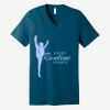 Unisex Jersey Short Sleeve V Neck Tee Thumbnail