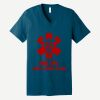 Unisex Jersey Short Sleeve V Neck Tee Thumbnail