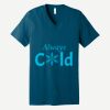 Unisex Jersey Short Sleeve V Neck Tee Thumbnail