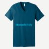 Unisex Jersey Short Sleeve V Neck Tee Thumbnail