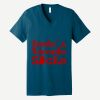 Unisex Jersey Short Sleeve V Neck Tee Thumbnail